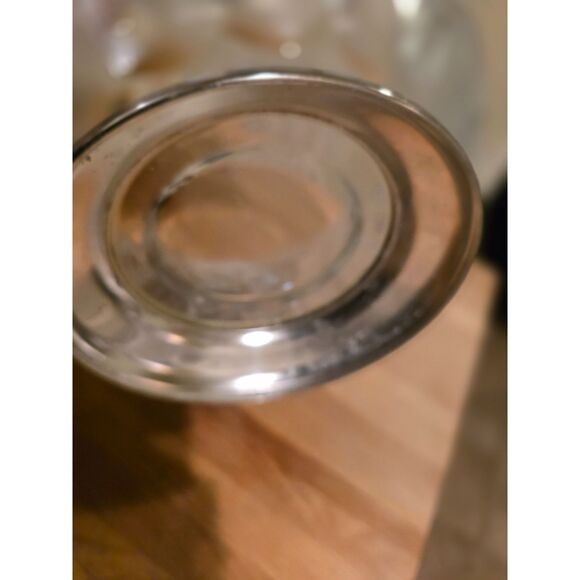 William Adams Frosted 24% lead Crystal Germany Serving Bowl Roses Silverplate - Picture 7 of 7